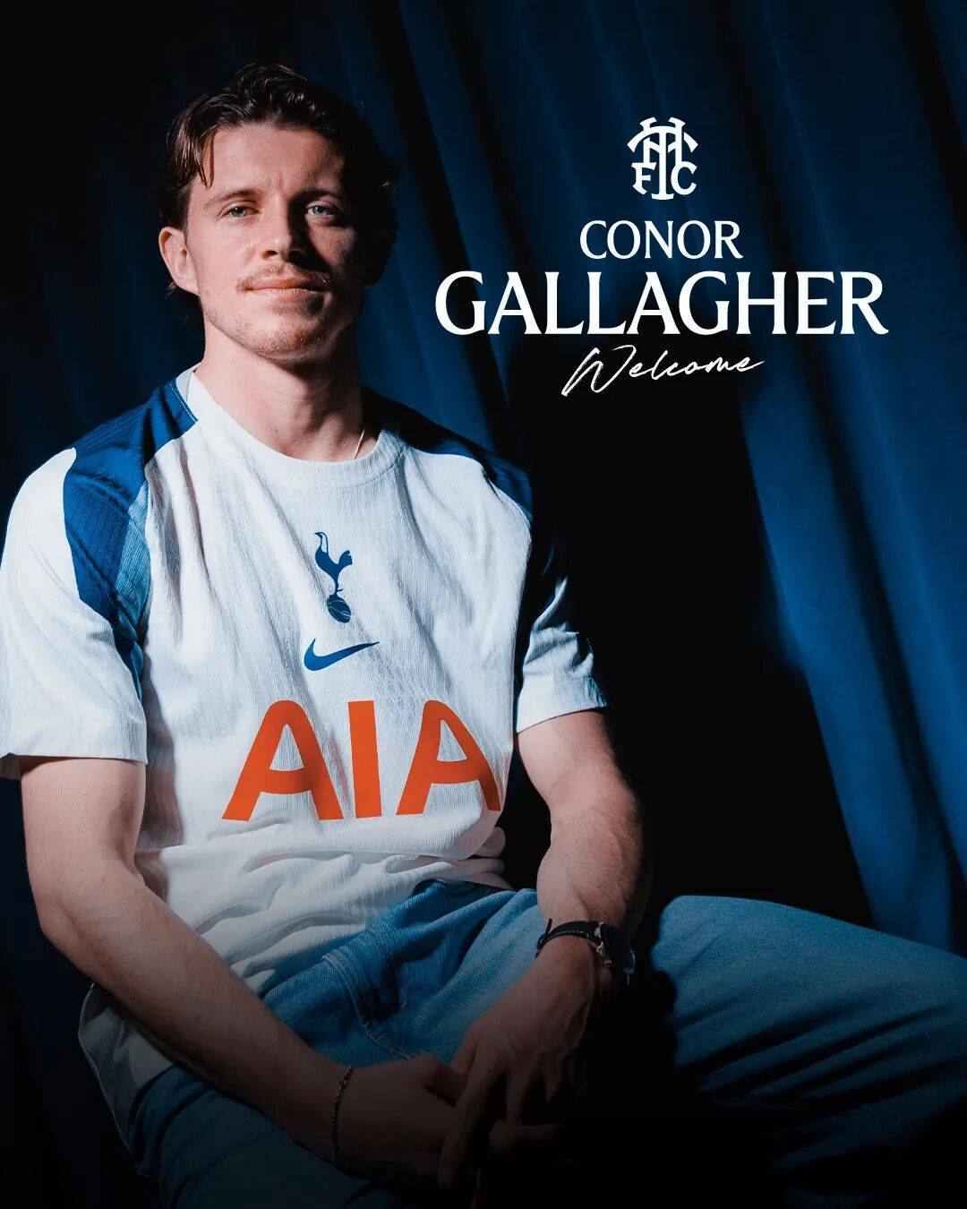 คอเนอร์ กัลลาเกอร์ เข้าร่วมทีม ท็อตแนม ฮ็อตสเปอร์ นัดล่าสุด ฤดูกาล อังกฤษ